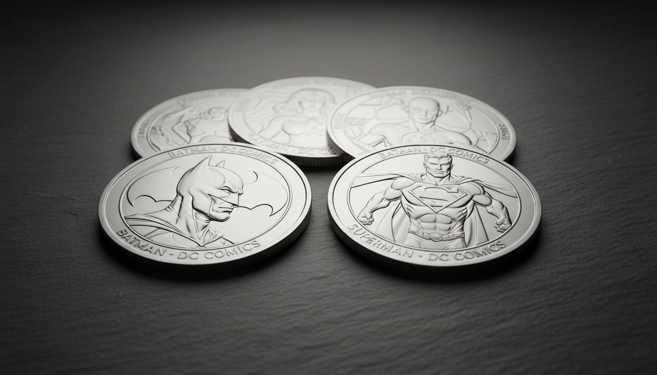 Officially licensed DC Comics silver coins combine the world of superheroes with physical precious metal investment.