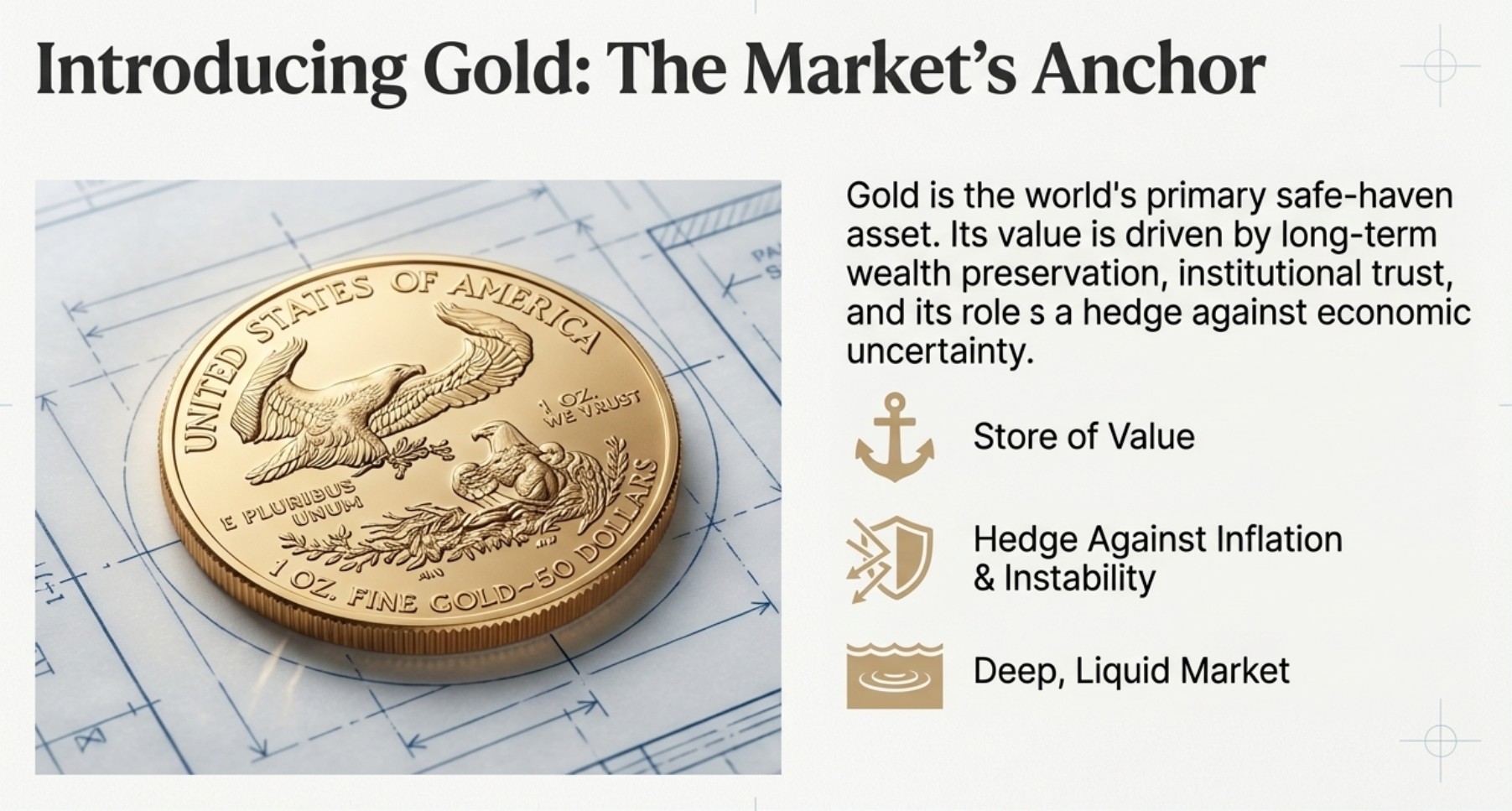 Image of a gold bar with the text 