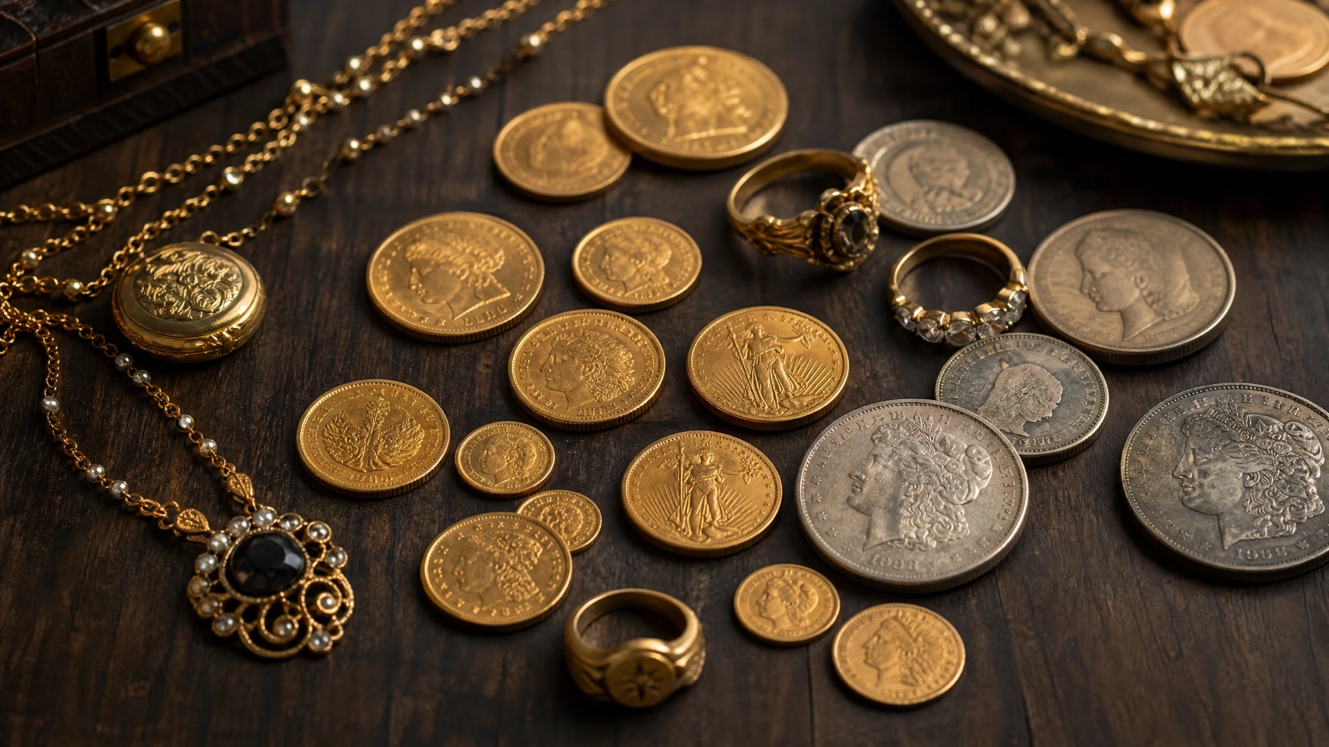 Inherited Coins and Jewelry