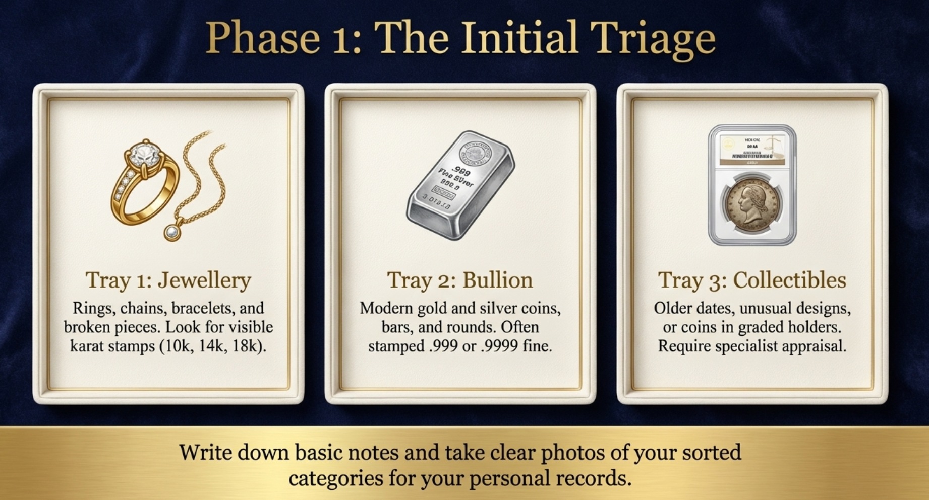 Take Inventory and Separate by Type