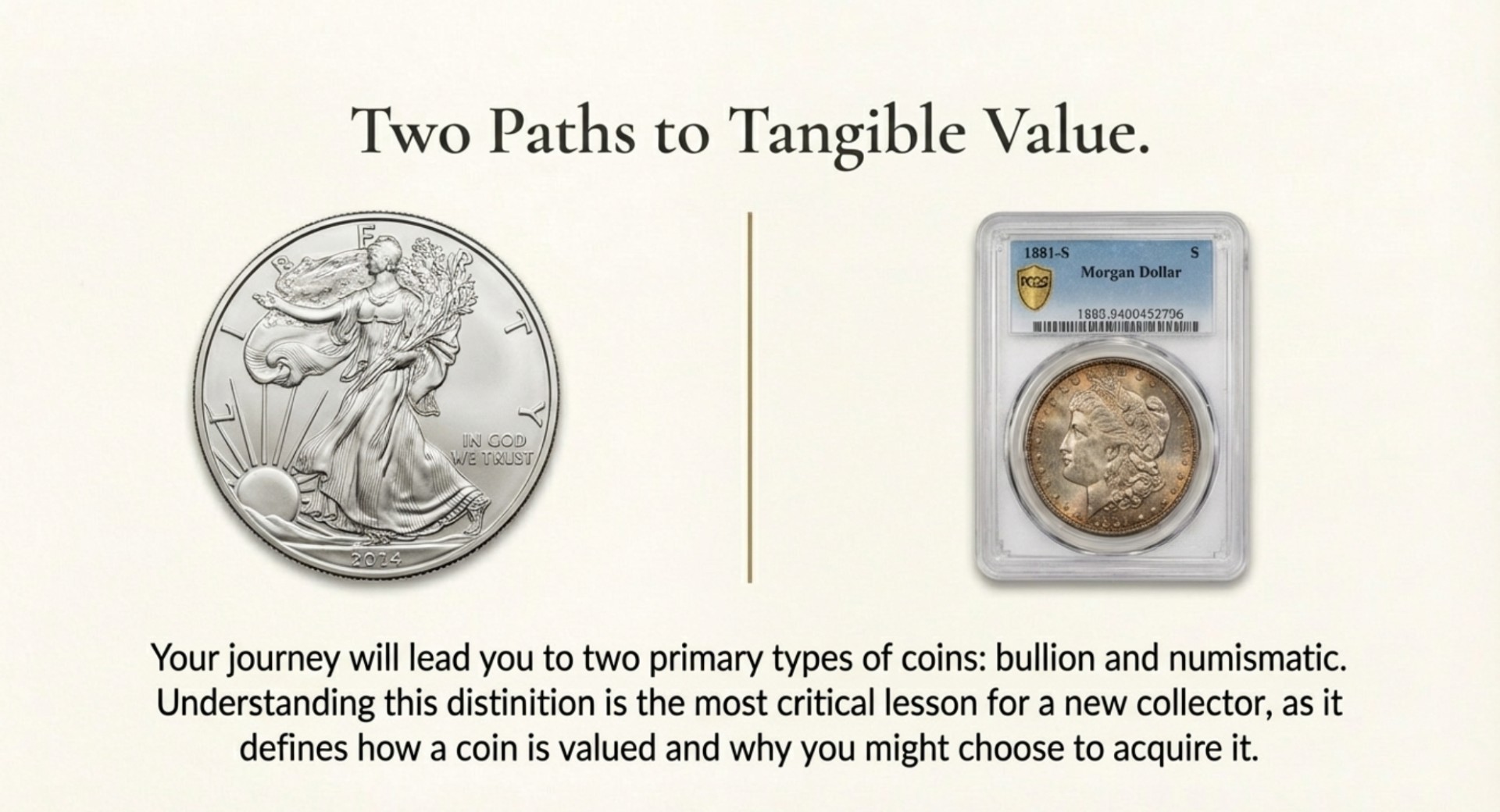 Two diverging paths symbolizing the journey to achieving tangible value in decision-making processes.