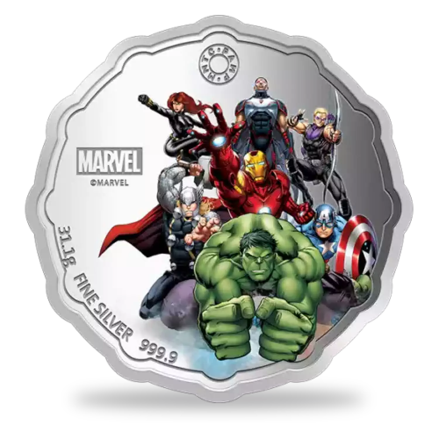 the avengers marvel coin