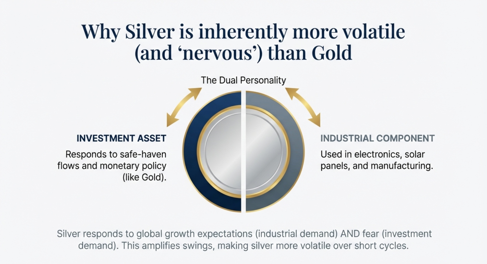 Why Is Silver More Volatile Than Gold?