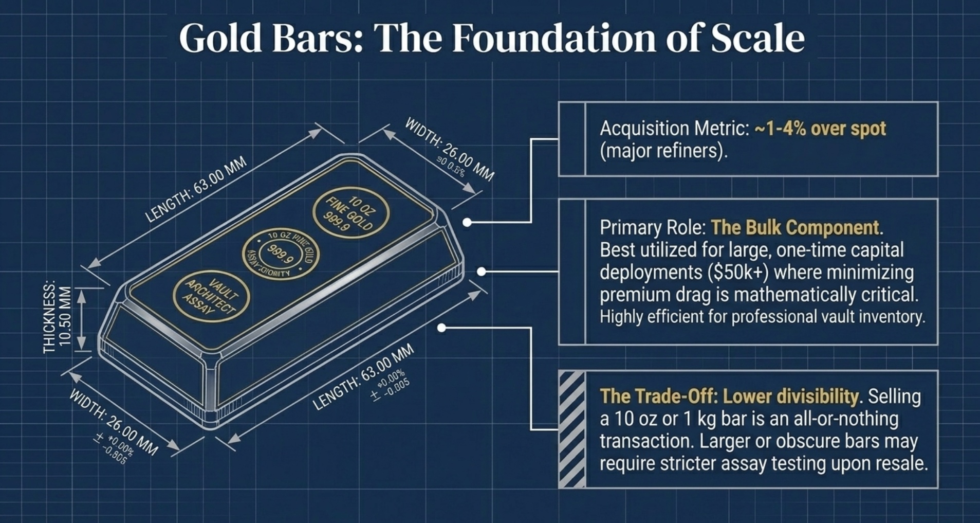 Lower Premiums and More Gold per Dollar