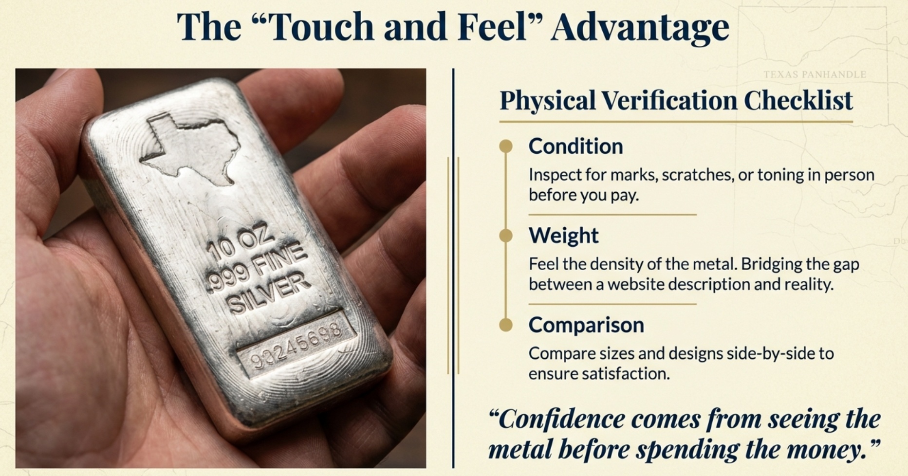 Seeing the Metal in Person Before You Buy