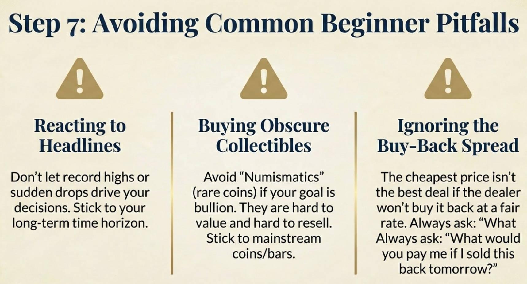 Step 7 – Avoid the Most Common Beginner Mistakes