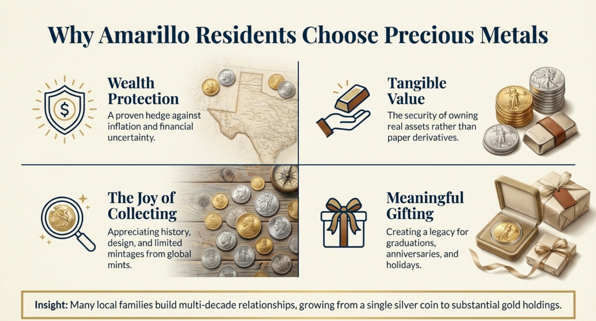 Why Amarillo Residents Buy Gold and Silver in the First Place