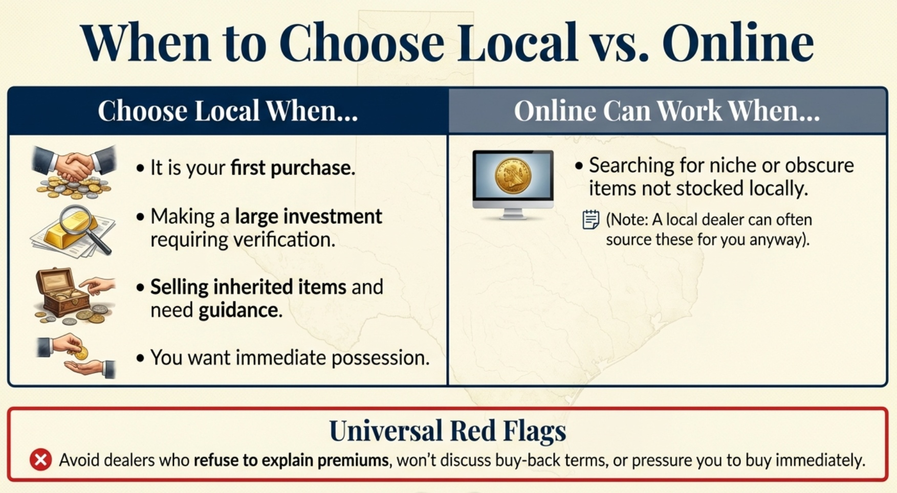 When a Local Gold and Silver Shop Is the Best Choice – And When Online Can Work