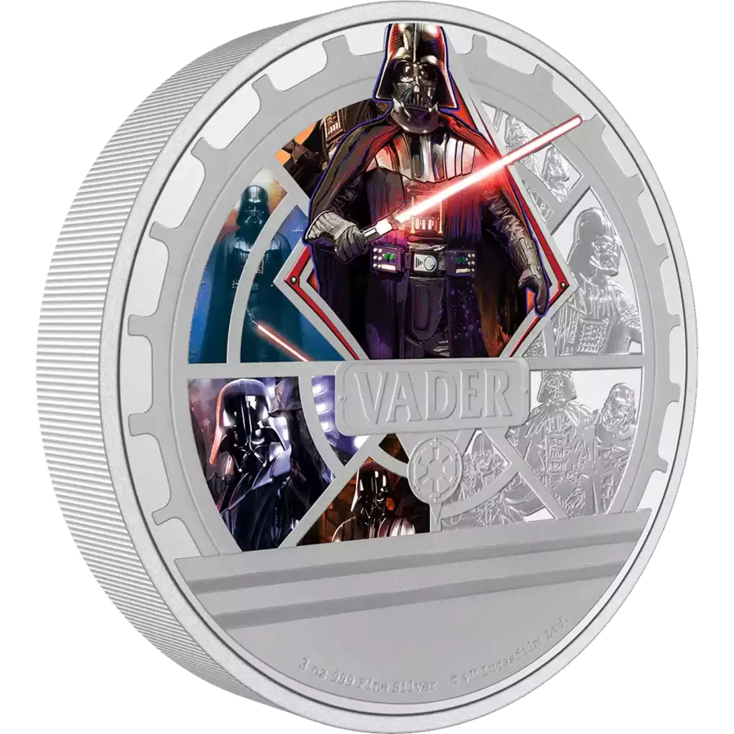 Silver coin Vader