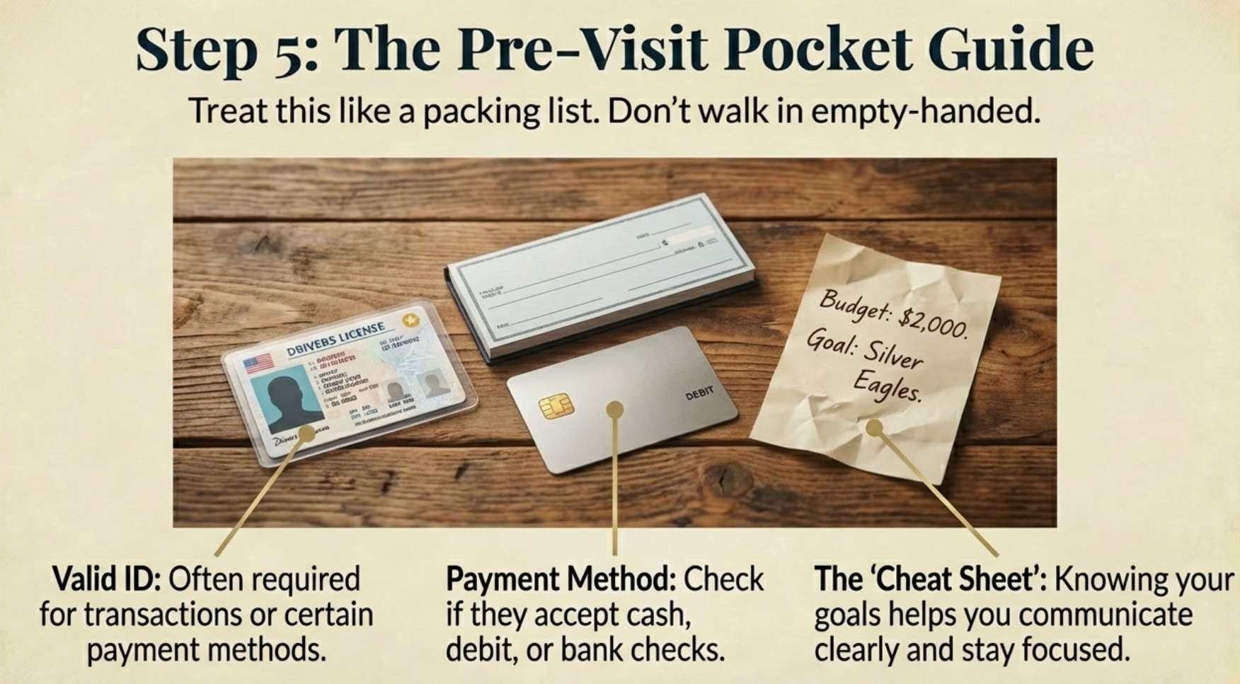 Step 5 – What to Know Before You Walk Into the Shop