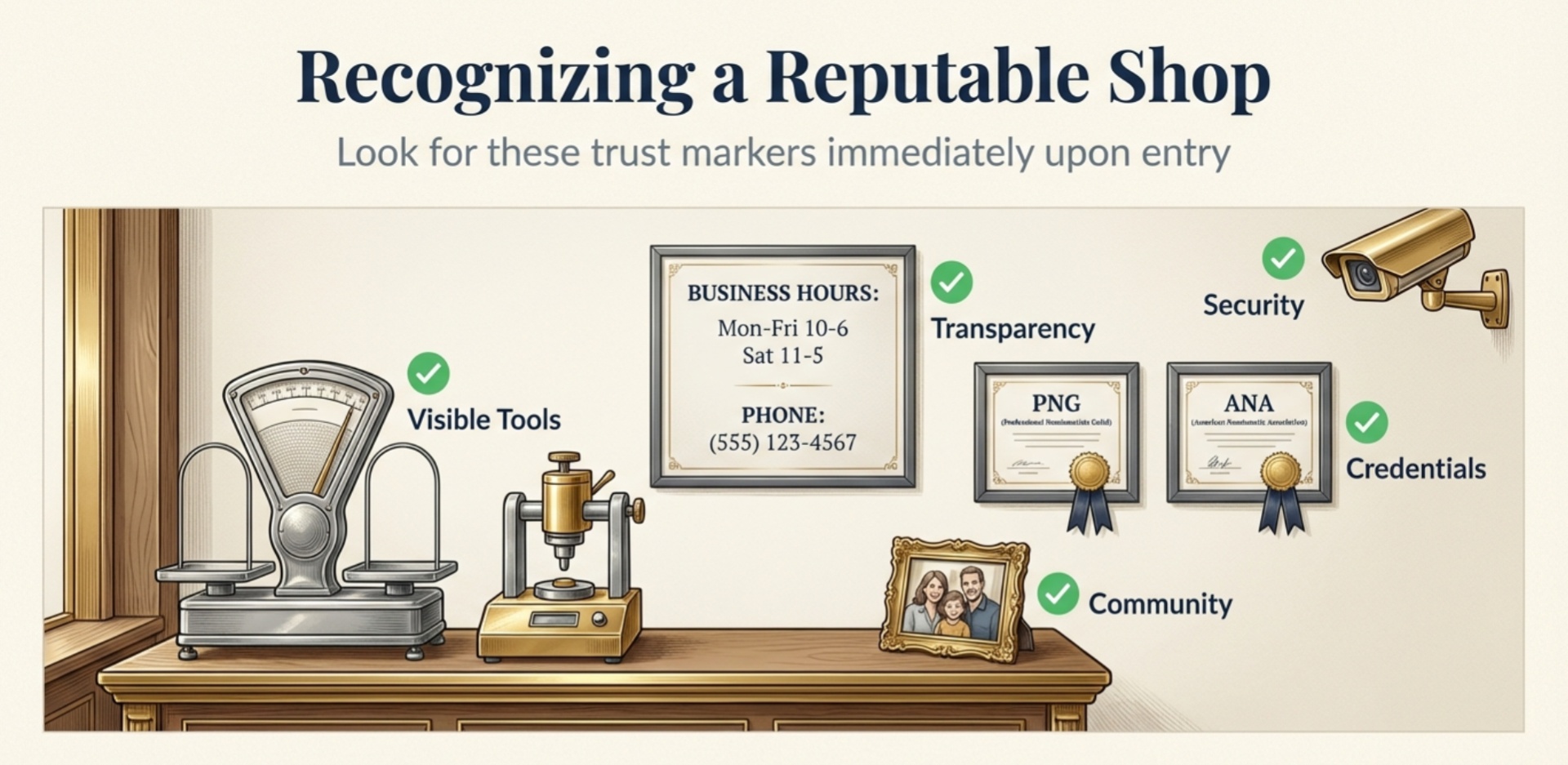 What Happens When You Arrive at a Gold Shop?