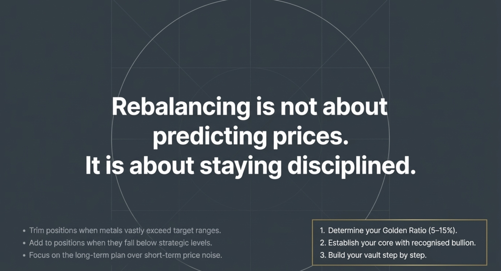 Rebalancing and Reviewing Your Metals Strategy