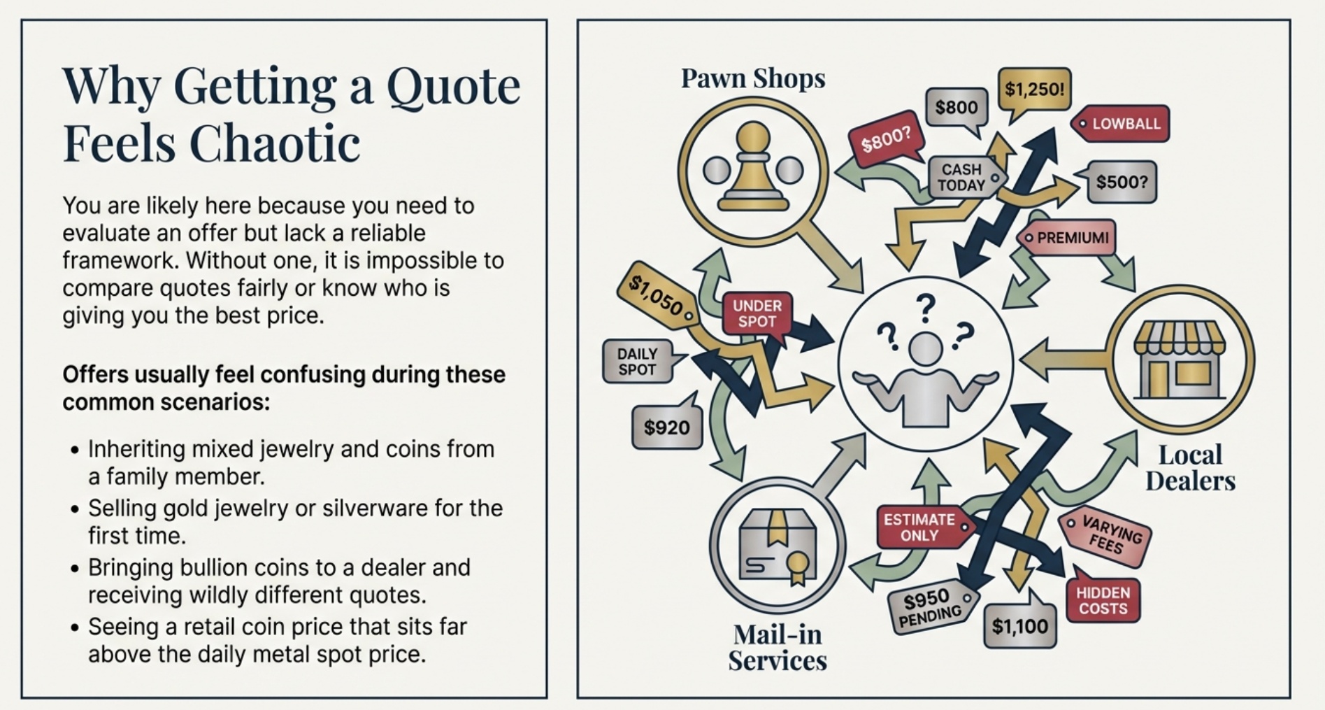 How to Evaluate a Gold and Silver Offer: Spot Price, Premiums, and Payouts Explained