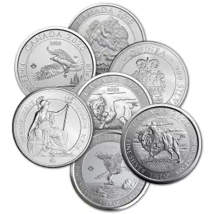 1.25 OZ Silver Random Sovereign Mint Coin (Secondary Market)