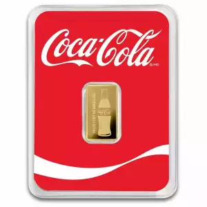 1/2gram Gold Coca-Cola Bar in TEP