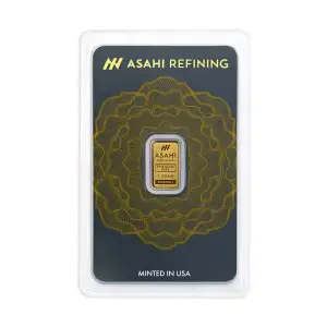 1 Gram ASAHI Gold Bar (In Assay)