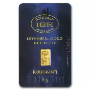 1 Gram Gold Bar - Istanbul Gold Refinery (In Assay)