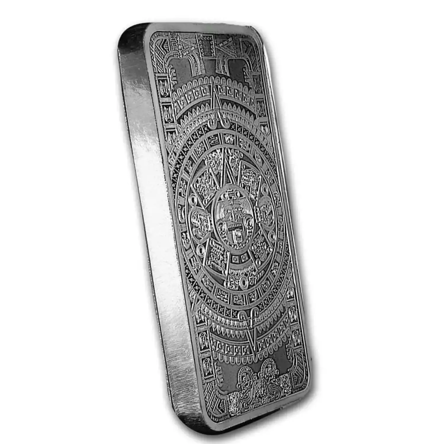 10 oz Aztec Calendar Silver Bar Stout Gold and Silver