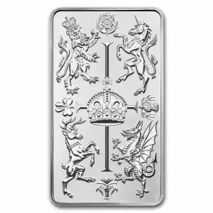 10 oz Silver Bar - The Royal Mint Celebration Bar [DUPLICATE for #501310]