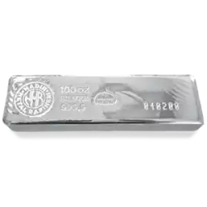 100 oz Nadir Refinery Silver Bar