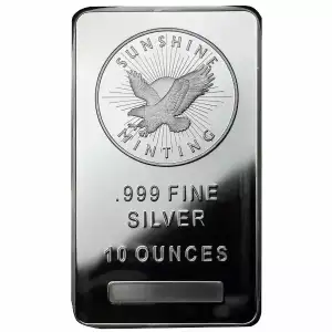 10oz Sunshine Mint Silver BAR