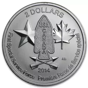 1/2 oz Canadian First Special Service Force Silver Coin