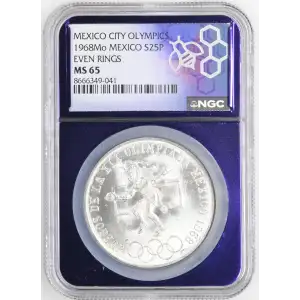 1968Mo EVEN RINGS MEXICO CITY OLYMPICS (2)