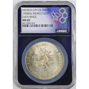 1968Mo EVEN RINGS MEXICO CITY OLYMPICS (2)