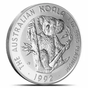 1992 1oz Australian Perth Mint Platinum Koala (3)