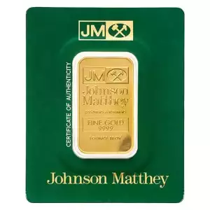 1oz Johnson Matthey Gold Bar [In Assay]