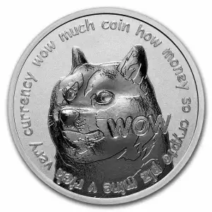 1oz Silver Dogecoin Round