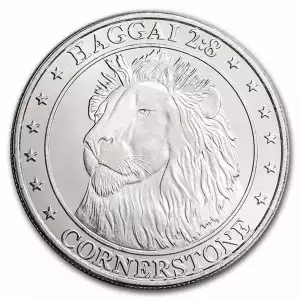 1oz Silver Lion Round: Cornerstone Mint