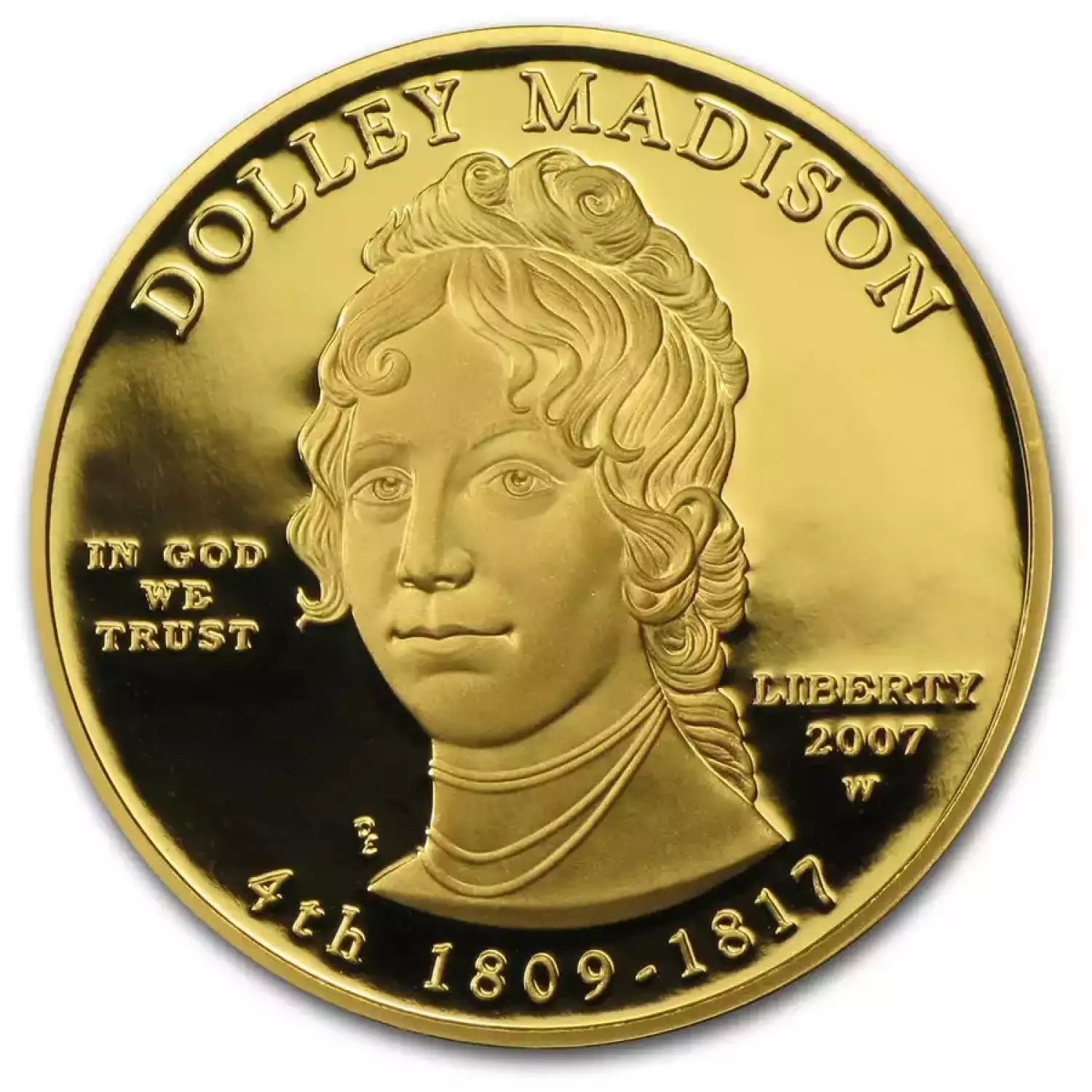 2007-W 1/2 oz Proof Gold Dolley Madison (Box and Capsule Only/No COA) (1)