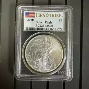 2010 $1 Silver Eagle First Strike