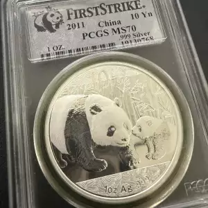 2011 10 Yn Panda Silver PAN-543A  First Strike (2)