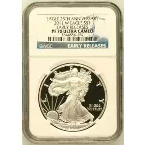 2011 W EARLY RELEASES EAGLE 25TH ANNIVERSARY ULTRA CAMEO (2)
