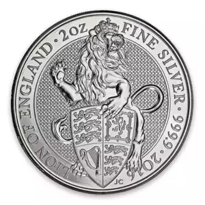 2016 2oz Britain Queen's Beasts: The Lion (2)