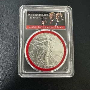 2017 $1 Silver Eagle First Strike 1 of 5000 Red First Strike