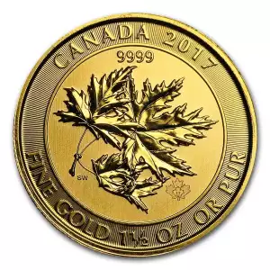 2017 Canada 1.5 oz Gold $150 Megaleaf 