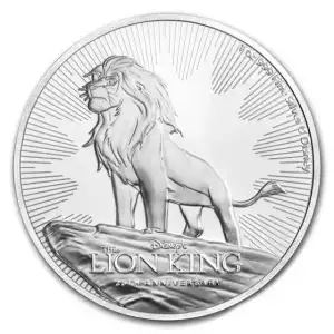 2019 Niue 1 oz Silver $2 Disney Lion King 25th Anniversary (1)