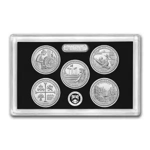 2019-S America the Beautiful Quarters Silver Proof Set (2)