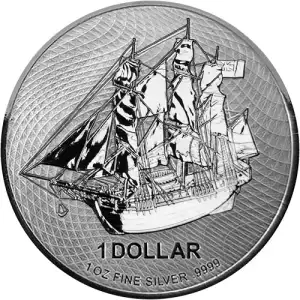 2020 1 oz Cook Island Bounty Silver Coin