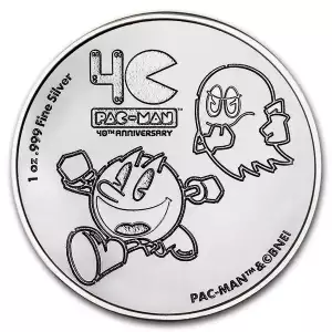 2020 Niue 1 oz Silver $2 PAC-MAN™ 40th Anniversary Coin