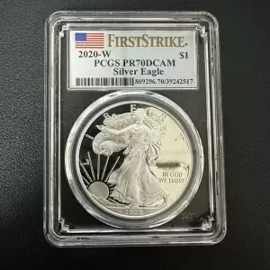 2020-W $1 Silver Eagle First Strike, DCAM