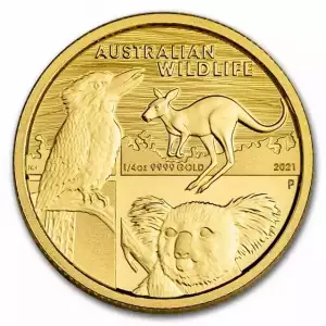 2021 Australia 1/4oz Gold Australian Wildlife Coin (BU)