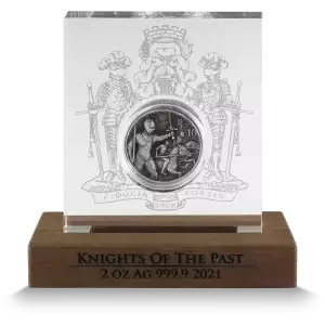 2021 Knights of the Past 10 Euro 2oz Silver BU