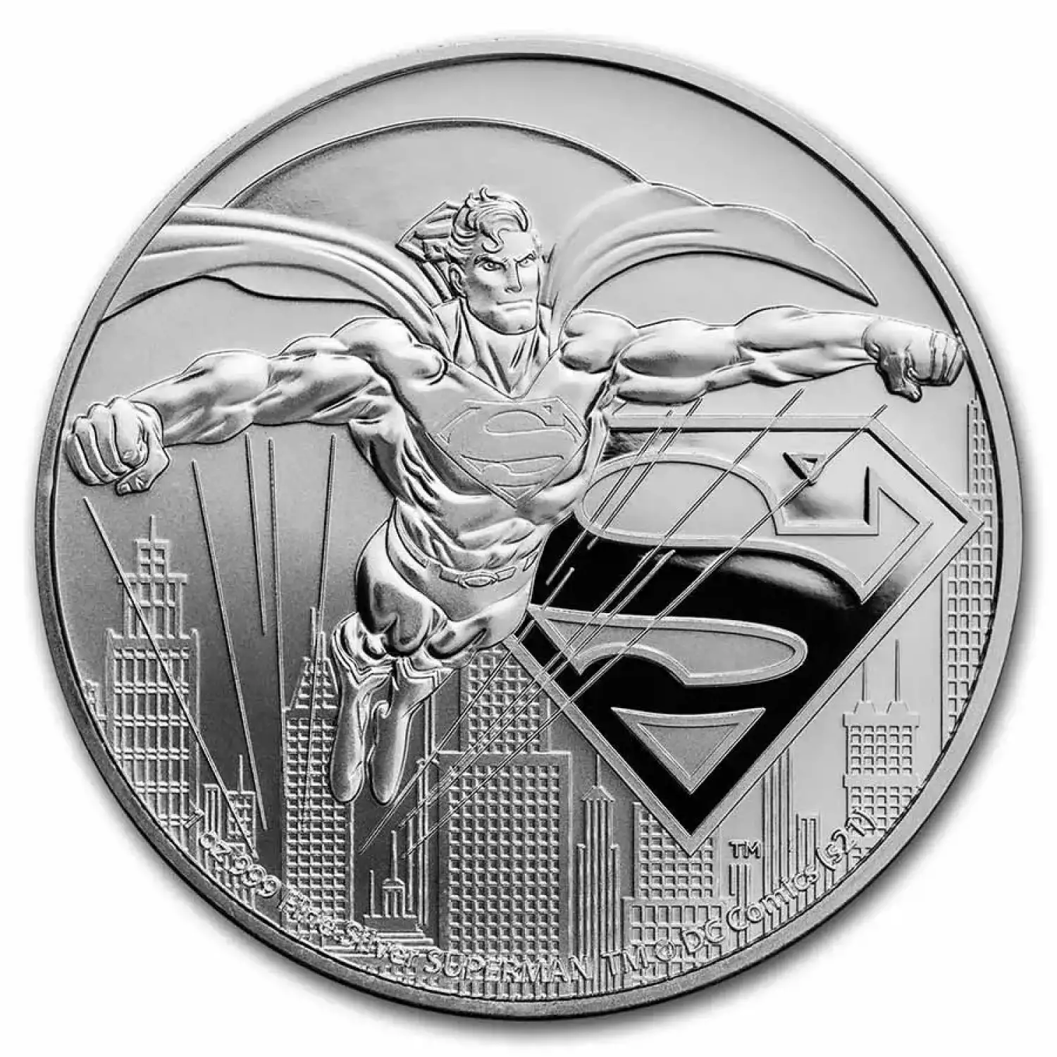 2021 Niue 1 oz Silver $2 DC Comics Justice League: Superman (1)