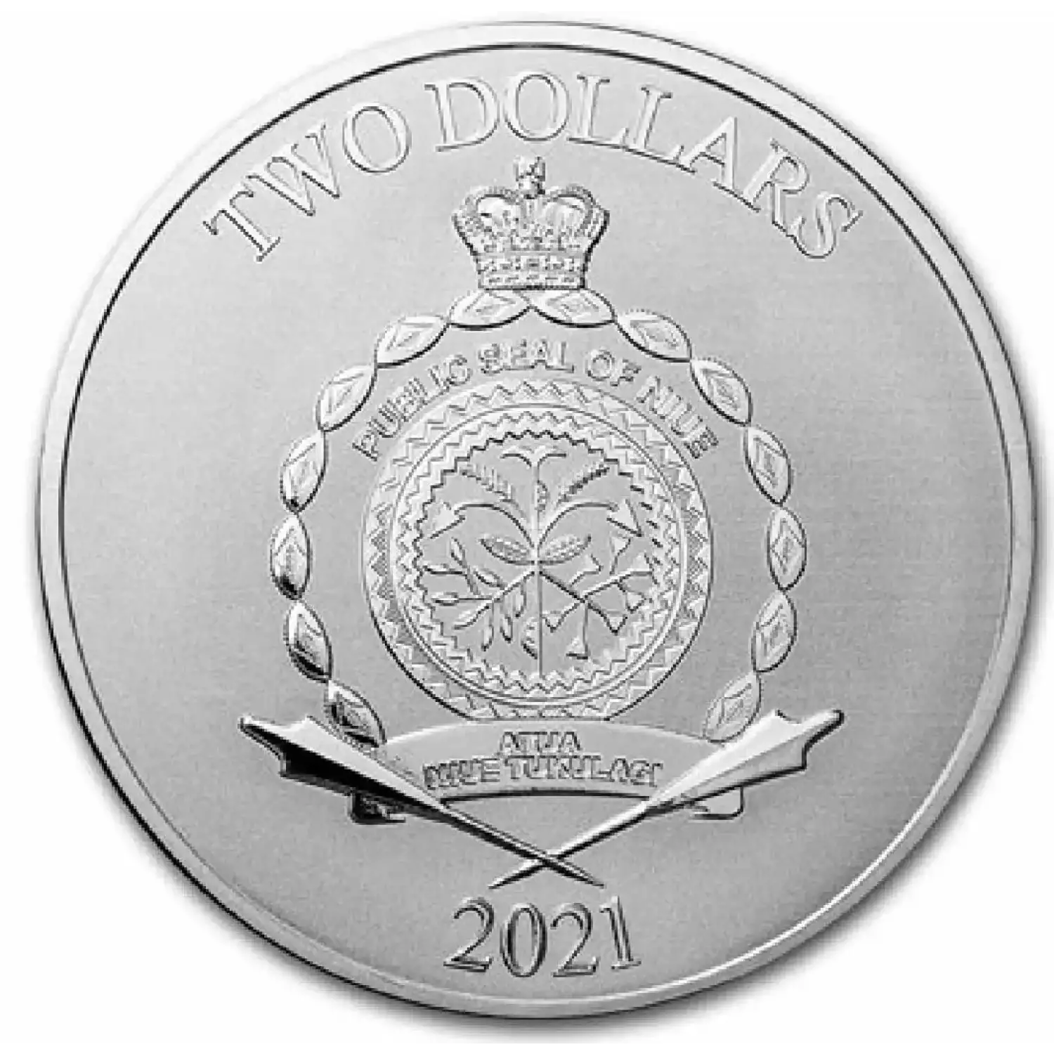 2021 Niue 1oz Silver $2 Star Wars: Grogu 