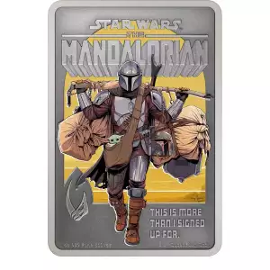 2022 1oz The Mandalorian - The Mandalorian Silver Poster Coin (3)