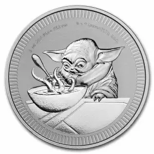 2022 Niue 1oz Silver $2 Star Wars: Grogu 